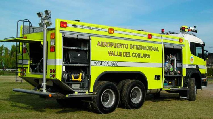 Nueva estación de bomberos en el Aeropuerto Valle del Conlara