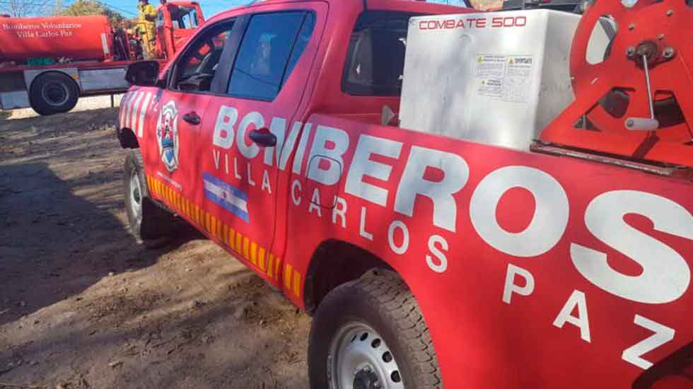 Los bomberos de Carlos Paz sumaron equipamiento