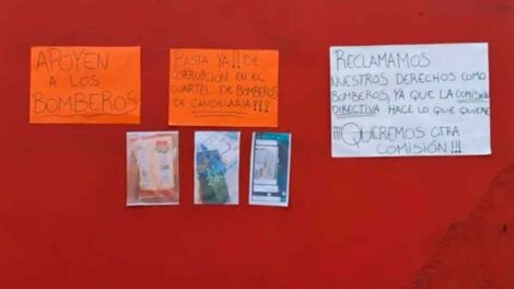 Bomberos voluntarios de Candelaria están acuartelados