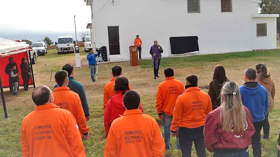 Bomberos inauguró su nuevo Campo de Entrenamiento