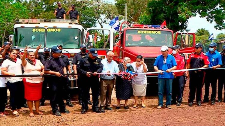 Inauguran estación de bomberos en Niquinohomo