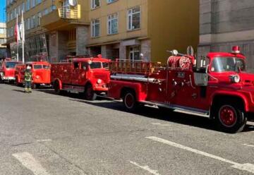 Reliquias de bomberos fueron exhibidas en Valdivia