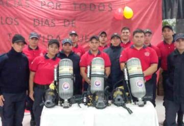 Equipos de respiración Autónoma para bomberos de Coronel Belisle