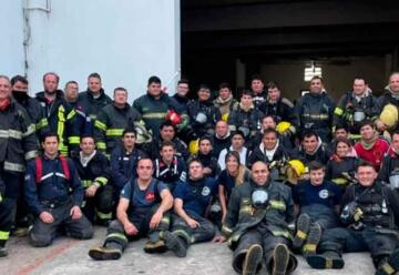 Bomberos de Olavarría participaron de una jornada de capacitación en Gral. Alvear.