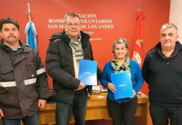 San Martín: Bomberos recibieron importante donación