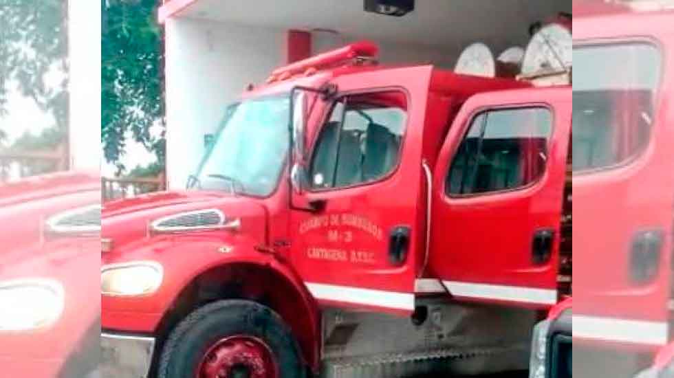 Vehículos de bomberos se quedaron varados ante emergencia