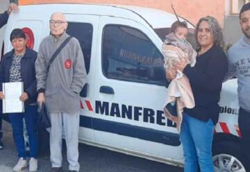 Bomberos Voluntarios de Manfredi presentaron su nueva unidad de traslados