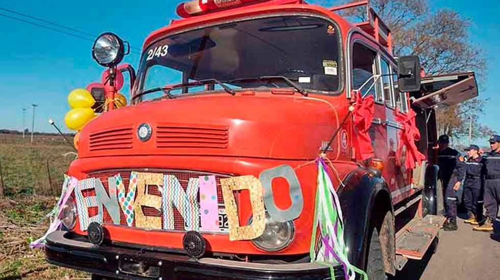 Bomberos Voluntarios de Mechita incorporan nueva unidad