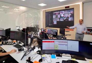 Nuevo centro de comunicaciones de Bomberos de Zaragoza