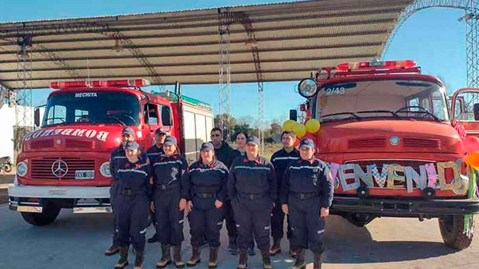 Bomberos Voluntarios de Mechita incorporan nueva unidad