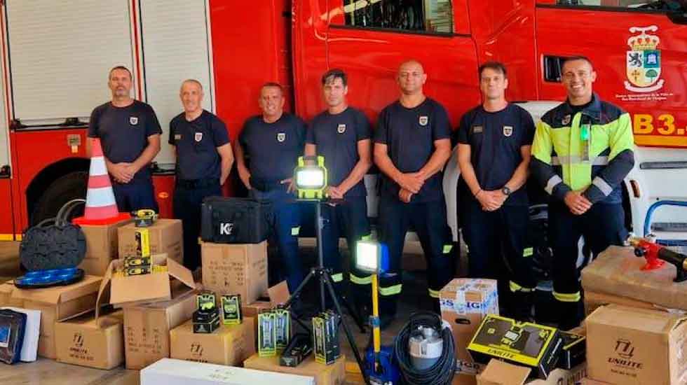 Los Bomberos cuentan con nuevos equipos de iluminación