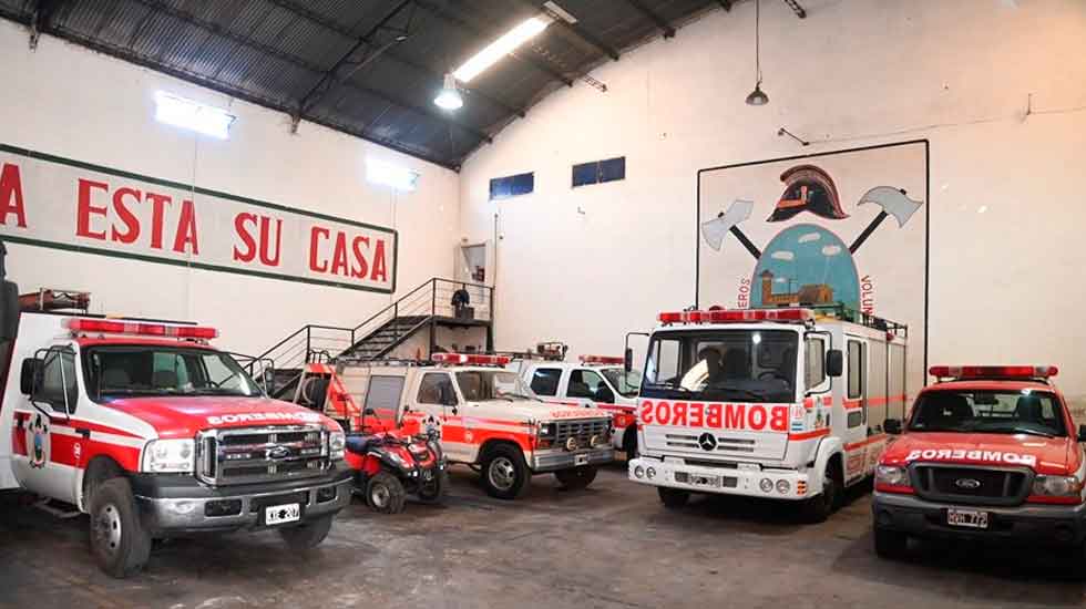 Se avanza con las obras de ampliación en el Cuartel de Bomberos