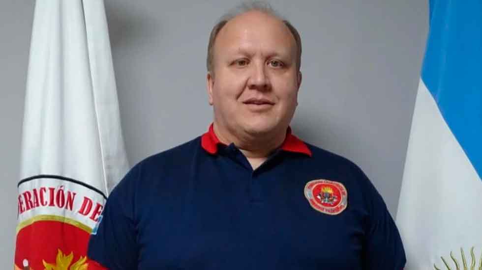Rubén Oliva es el nuevo presidente de la Federación Chubutense de Bomberos