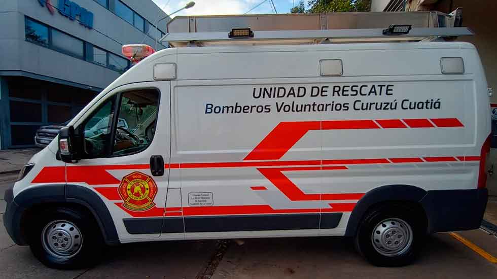 Bomberos Voluntarios de Curuzú Cuatiá con nueva unidad de rescate