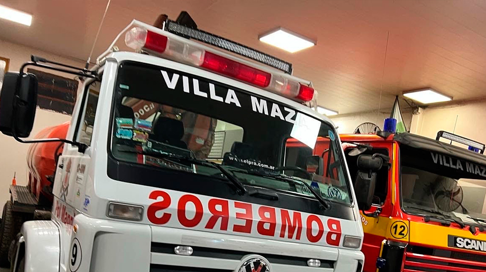 Los Bomberos Voluntarios Villa Maza con nuevas comunicaciones