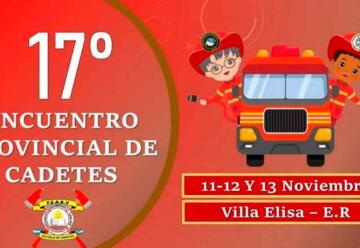 17° Encuentro Provincial de Cadetes de Bomberos en Villa Elisa