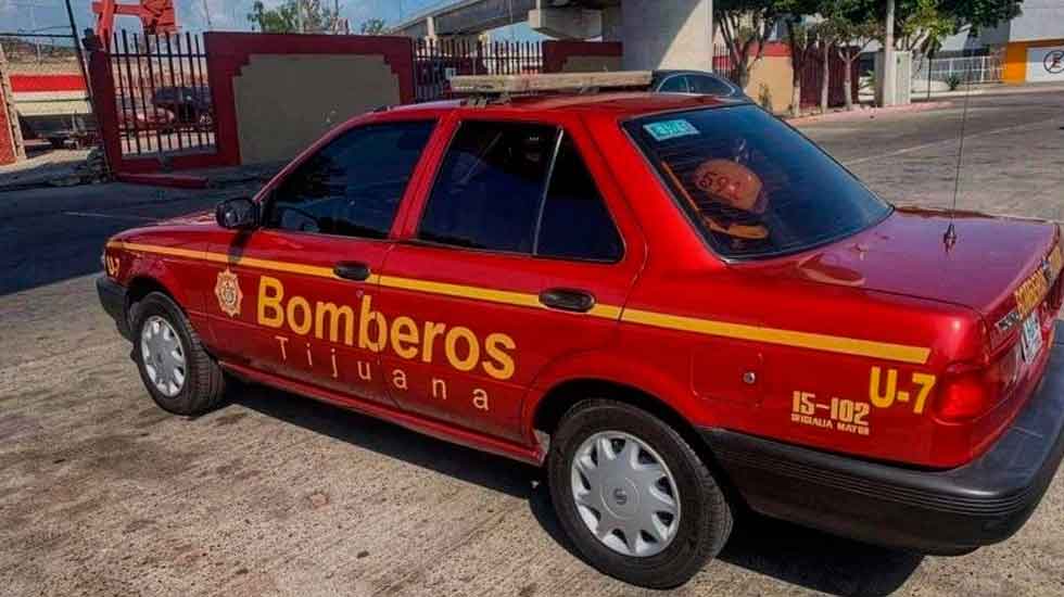 Roban auto a los bomberos y piden ayuda para localizarlo