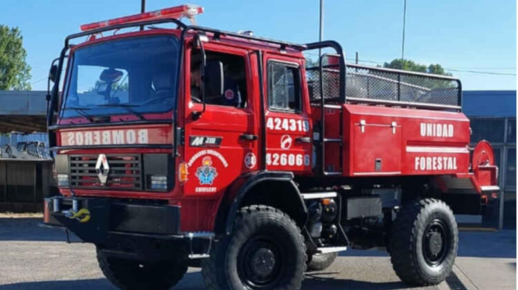 Los bomberos sumaron nueva unidad para incendios forestales