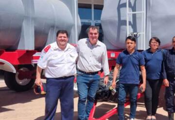 Bomberos de Las Toscas recibió una cisterna de 10 mil litros