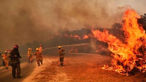 Bomberos voluntarios de Entre Ríos en alerta y movilización
