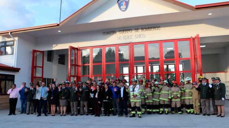 Inauguran nuevo Cuartel de Bomberos en Chile Chico