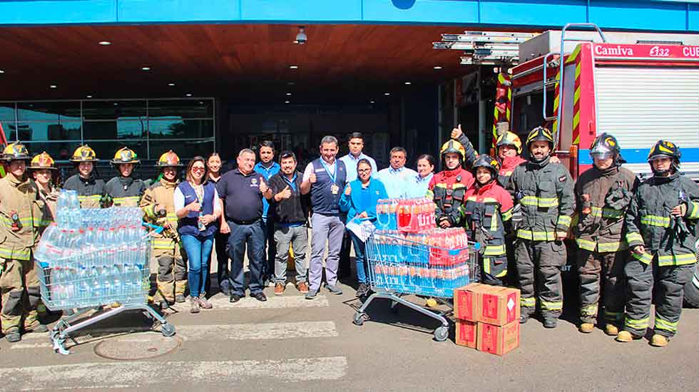Supermercado aportó a campaña para proporcionar hidratación