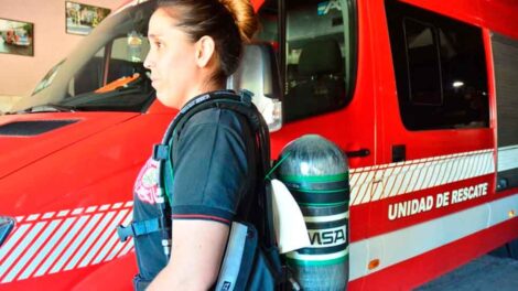 Equipamiento y tecnología de última generación en Bomberos