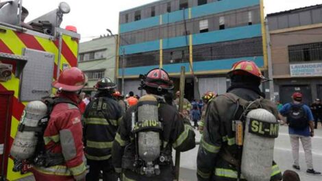 Bomberos lograron controlar siniestro en fábrica de telas