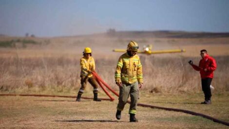 Bomberos lograron controlar el incendio en La Higuera