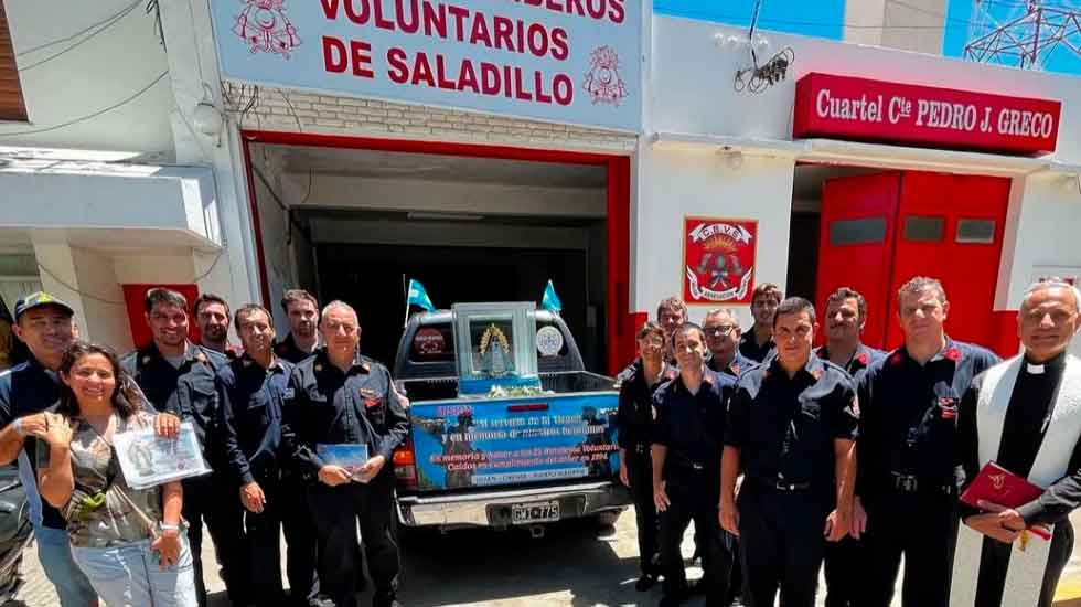 Gran gesto del cuartel de Bomberos Voluntarios de Saladillo