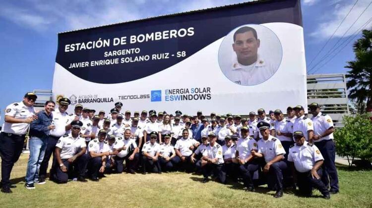 Estación de Bomberos  ahora lleva el nombre del sargento Javier Solano