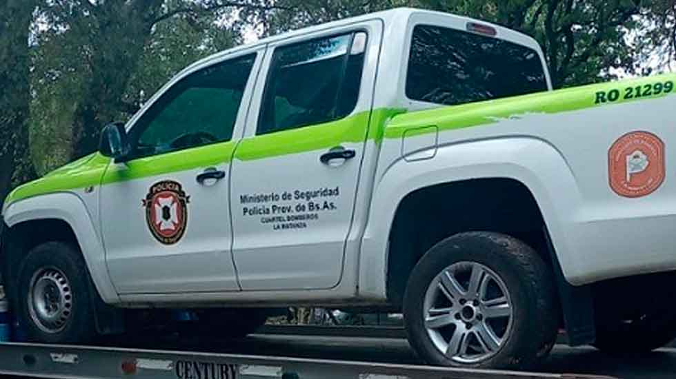 Nueva Camioneta para los bomberos de Fernández