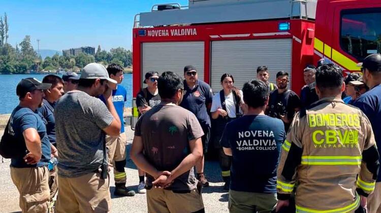 Bomberos de seis comunas viajan a La Araucanía a combatir incendios forestales