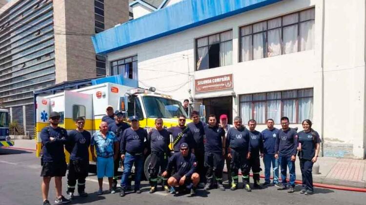 Nueva unidad móvil de emergencia se integra a Bomberos de Antofagasta