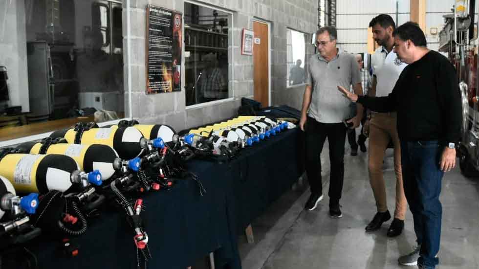 Bomberos Voluntarios de Rafaela recibió nuevo equipamiento