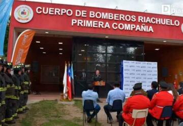 Remodelan cuartel de bomberos de Riachuelo en Río Negro
