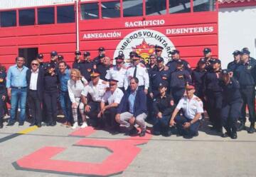 Reinauguración del destacamento de bomberos voluntarios de Km.3