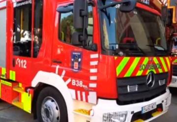 Nueva vehículo contra incendios para los bomberos de Murcia