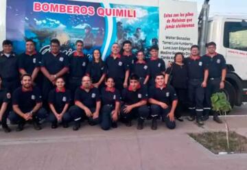 Bomberos Voluntarios de Quimili presentó nueva unidad