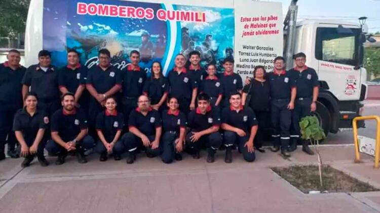 Bomberos Voluntarios de Quimili presentó nueva unidad