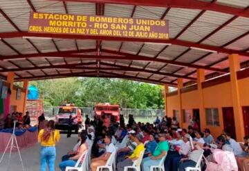 Inauguran Estación de Bomberos Unidos en Morrito Río San Juan