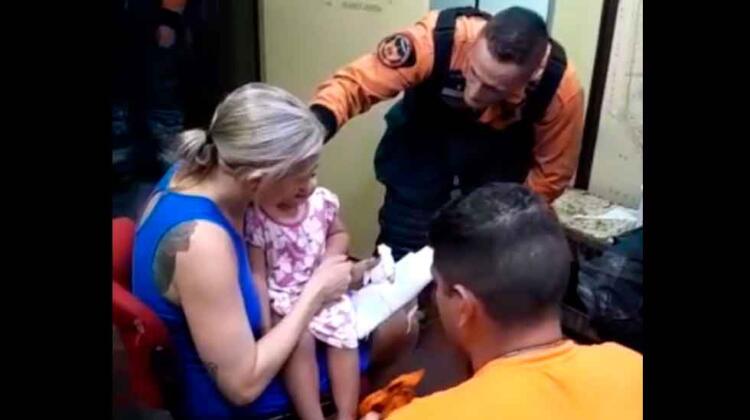 Bomberos salvaron a una nena con problemas respiratorios