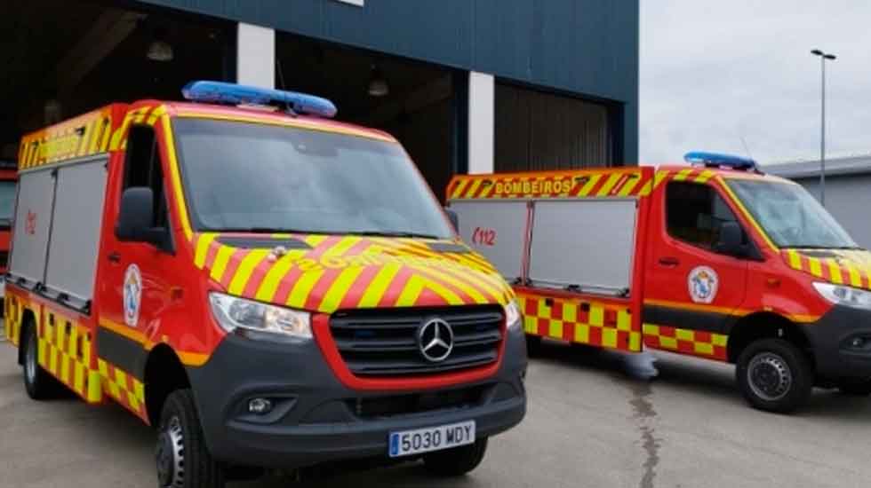 Nuevos furgones para los bomberos de Lugo