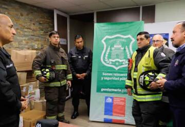 Gendarmería entregó importante aporte a Bomberos de Temuco