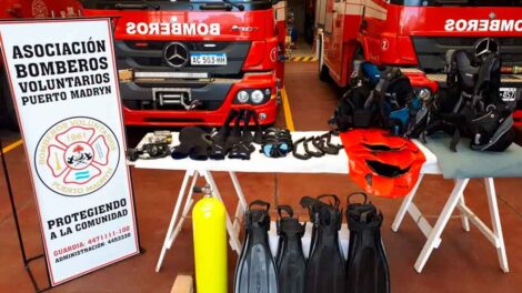 Bomberos Voluntarios de Puerto Madryn presentó nuevo equipamiento