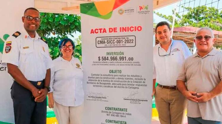 Bomberos de Cartagena tendrá nueva estación en Bocagrande