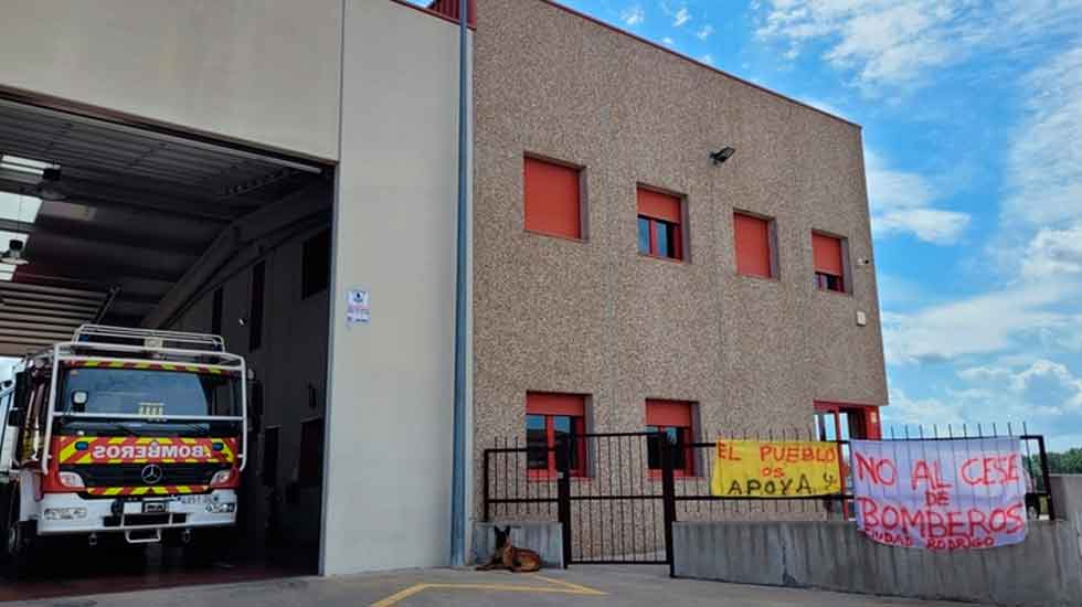 Ciudad Rodrigo en pie por sus bomberos voluntarios