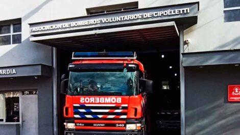 Un bombero de Cipolletti le salvó la vida a una bebé de 11 meses