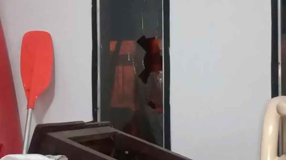 Vandalizaron el cuartel de Bomberos Voluntarios de Las Termas