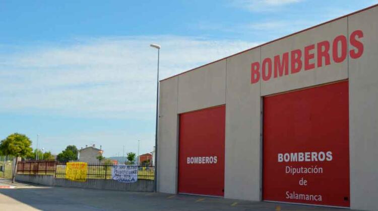 UGT Salamanca muestra su apoyo a los Bomberos Voluntarios de Ciudad Rodrigo